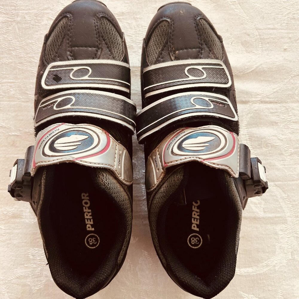 Performance Bike SPD MTB Shoes Size 38 Men's Black - Cleats Included